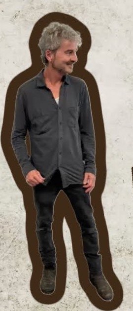 Naylor Stone, cut out of his own In The Meantime cover